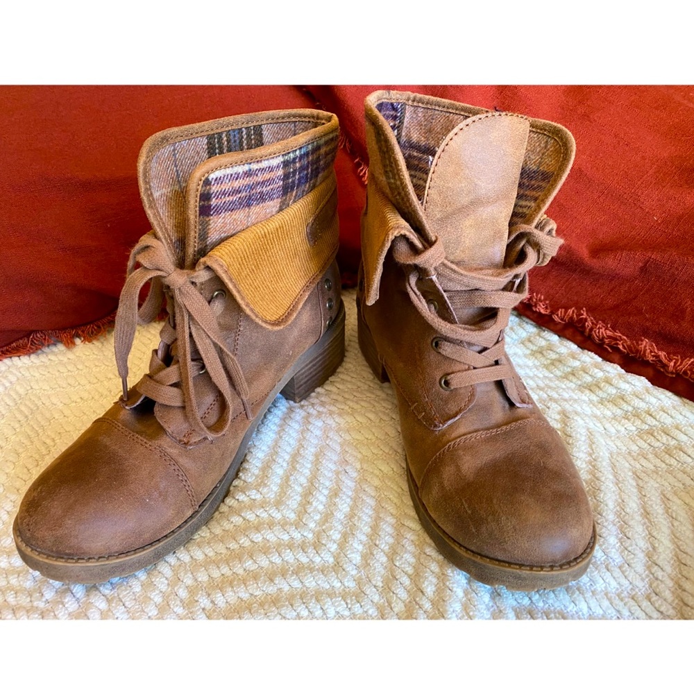 Rock & Candy Brown Heeled Boots